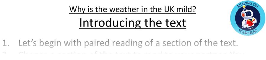 Teaching slides vocabulary-Why is the weather in the UK mild