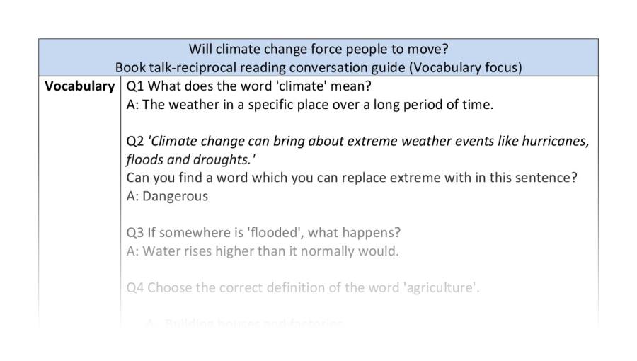 Reciprocal-vocabulary-Will climate change force people to move