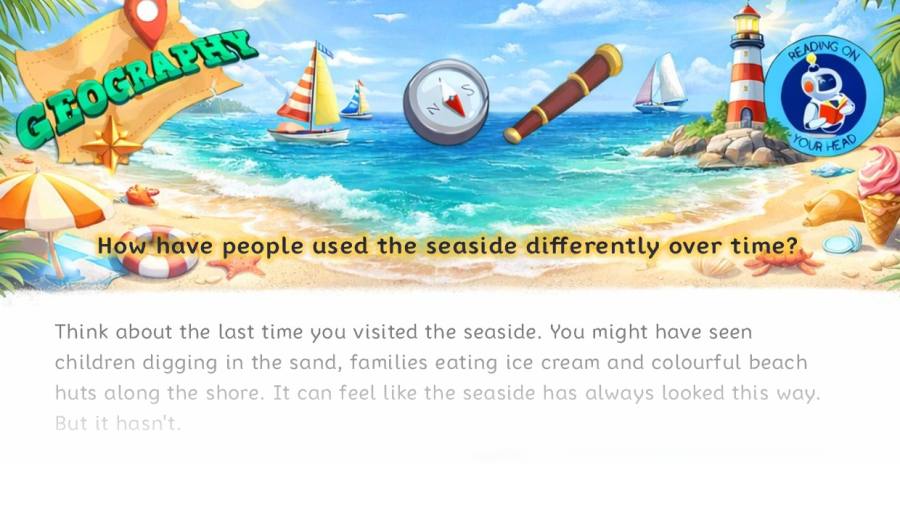 How have people used the seaside differently over time