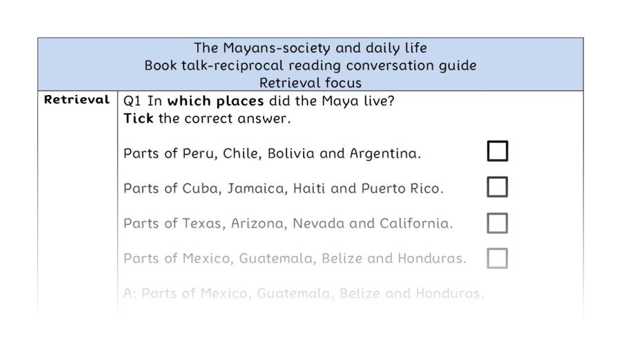 Reciprocal - retrieval - The Mayans-society and daily life