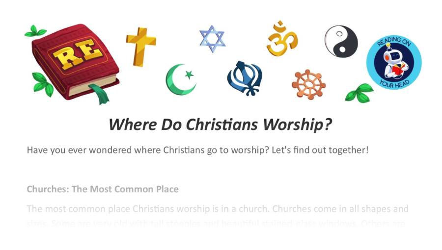 Where Do Christians Worship