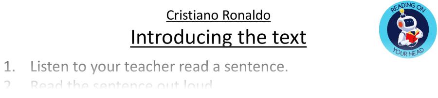 Teaching slides retrieval - Cristiano Ronaldo