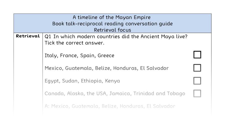 Reciprocal reading - retrieval - A timeline of the Mayan Empire