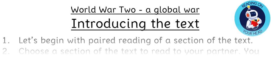 Teaching slides VRSIPE - World War Two - a global war