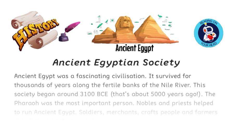 Ancient Egyptian Society