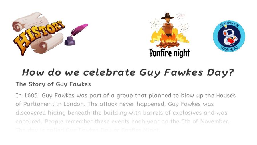 How do we celebrate Guy Fawkes Day