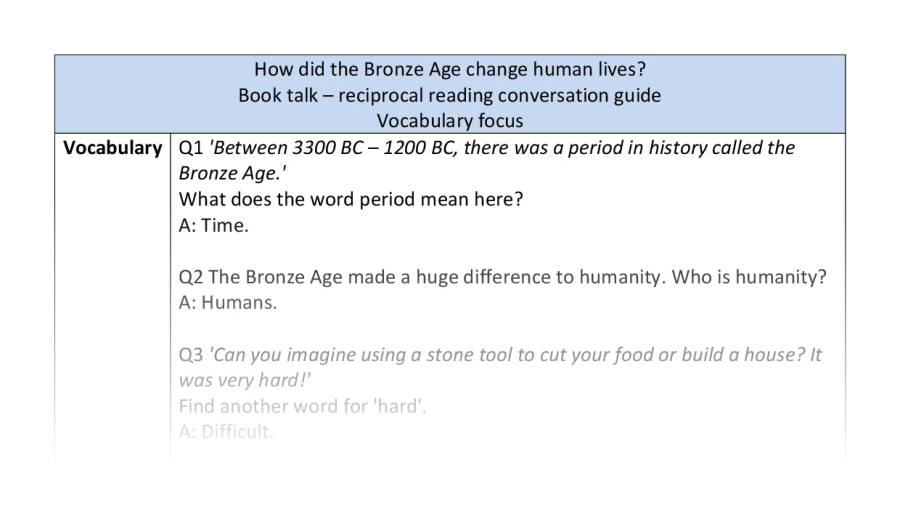 Reciprocal-vocabulary-How did the Bronze Age change human lives