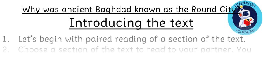 Teaching slides retrieval-Why was ancient Baghdad known as the Round City