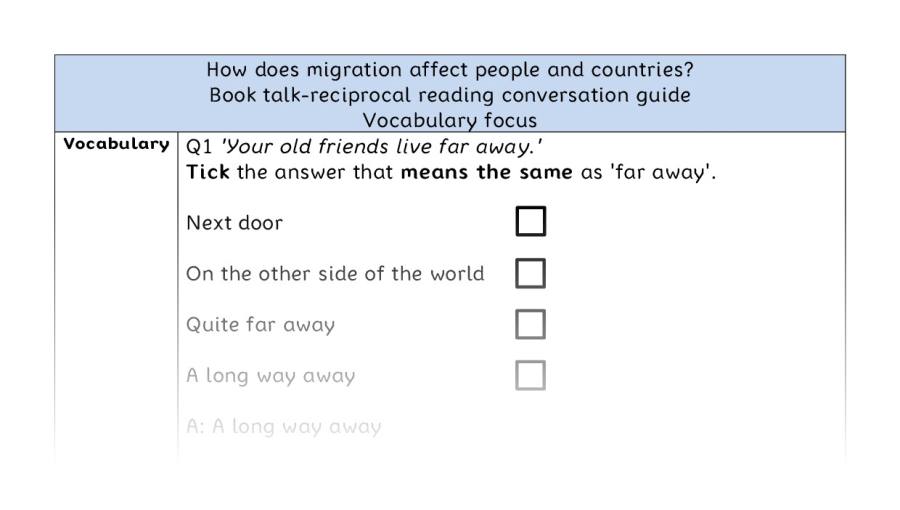 Reciprocal - vocabulary - How does migration affect people and countries