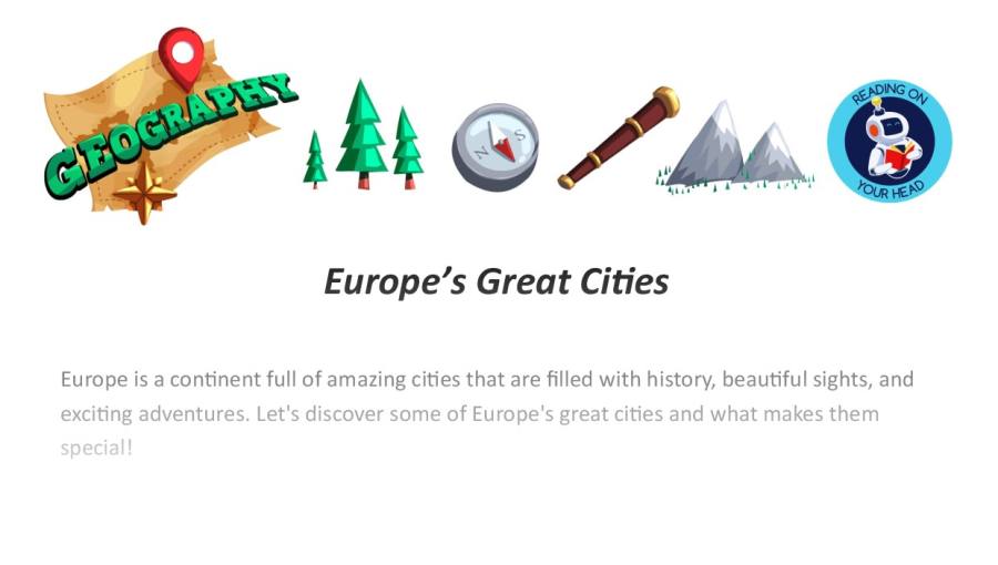 Europes Great Cities