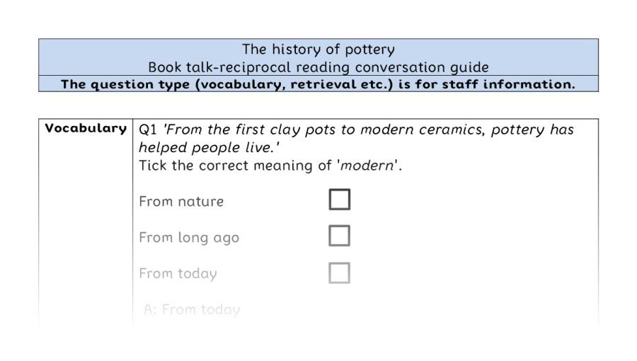 Reciprocal reading - VRSIPE - The history of pottery