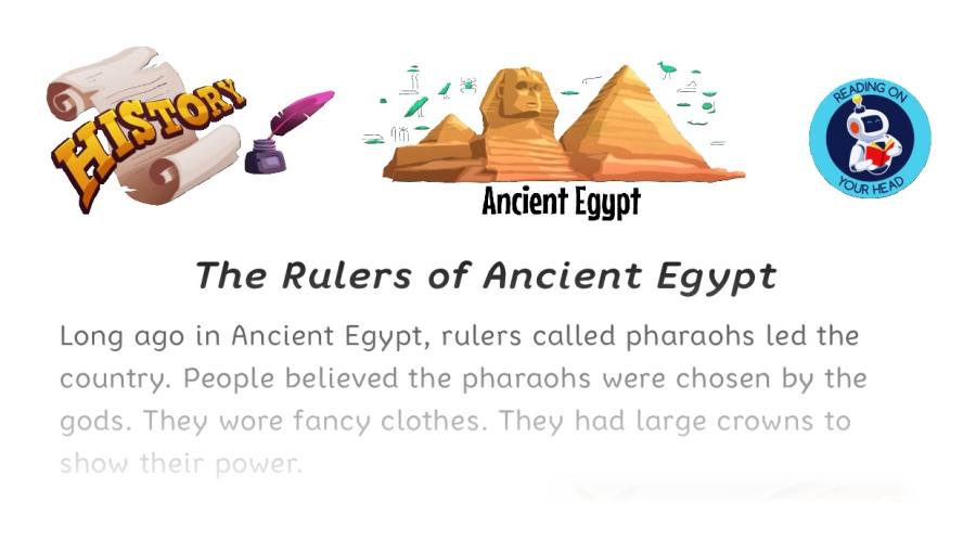 The Rulers of Ancient Egypt - condensed version