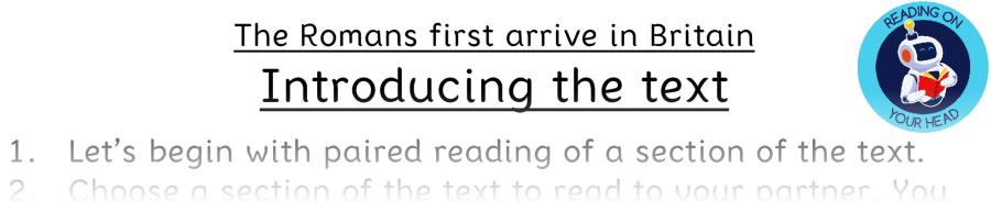 Teaching slides vocabulary-Roman arrival in Britain