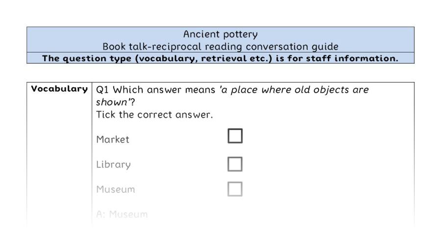 Reciprocal reading - VRSIPE - Ancient pottery