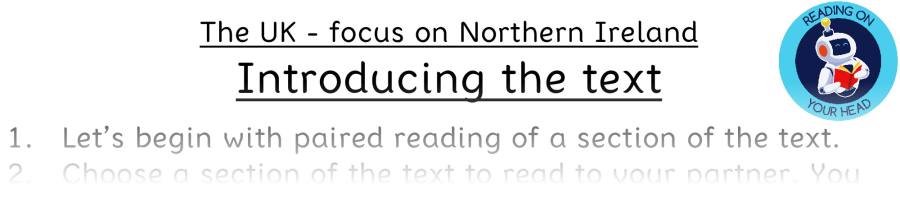 Teaching slides retrieval-The UK - focus on Northern Ireland