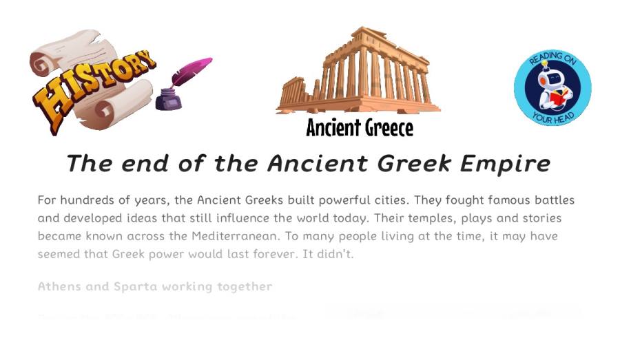The end of the Ancient Greek Empire - condensed version