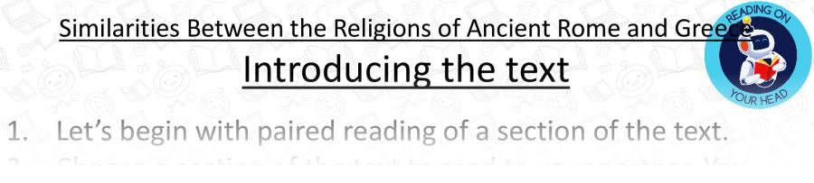 Similarities Between the Religions of Ancient Rome and Greece - Teaching Slides - Retrieval Focus