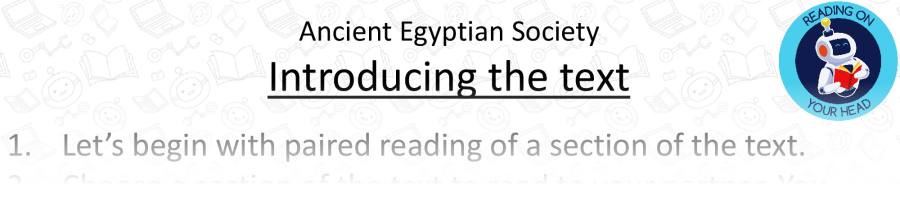 Ancient Egyptian Society Teaching Slide Retrieval Focus