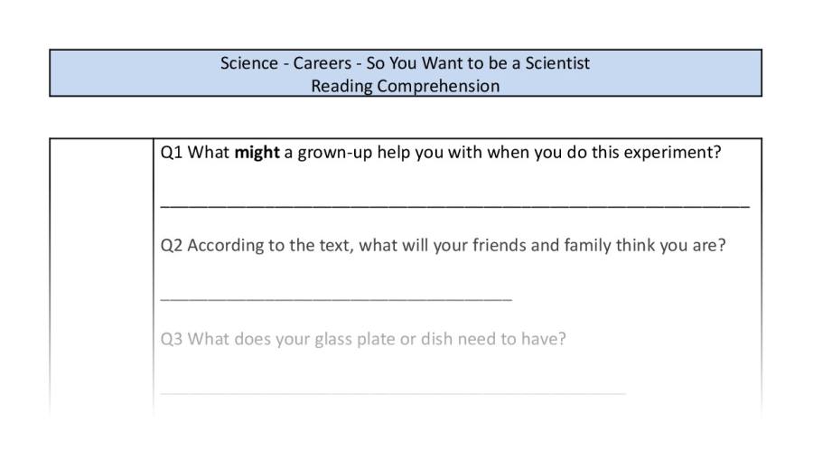 Reading Comprehension-retrieval-So You Want to be a Scientist