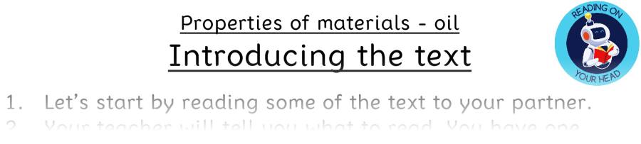 Teaching slides retrieval - Properties of materials - oil