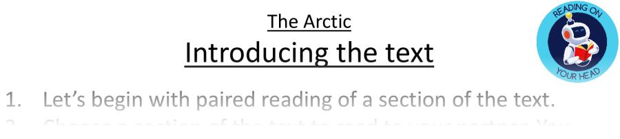 Teaching slides retrieval - The Arctic