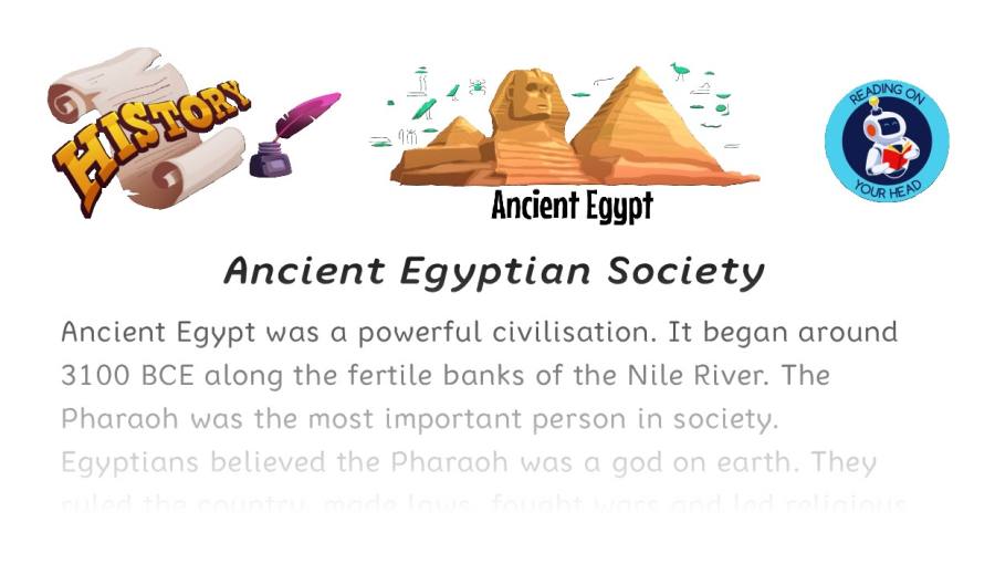 Ancient Egyptian Society - condensed version