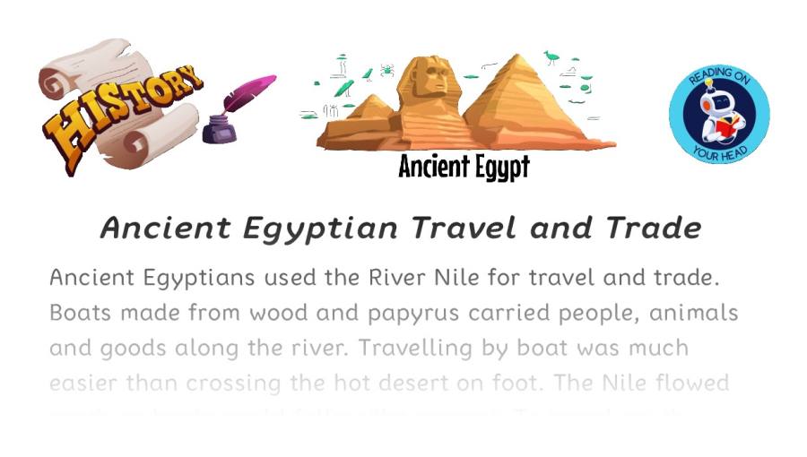 Ancient Egyptian Travel and Trade - condensed version