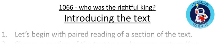 Teaching slides VRSIPE-1066 - who was the rightful king