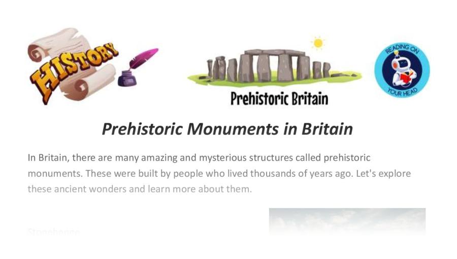 Prehistoric Monuments in Britain