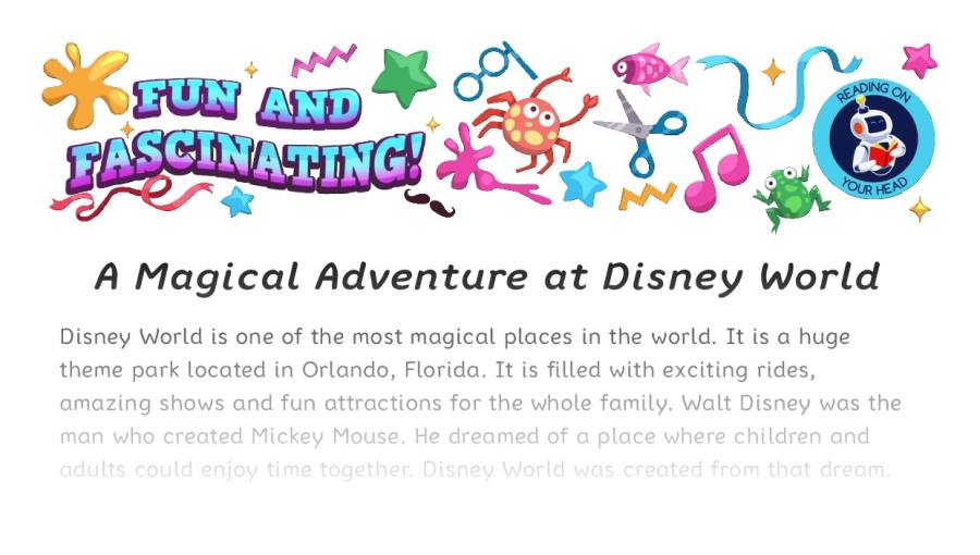 A Magical Adventure at Disney World-condensed version
