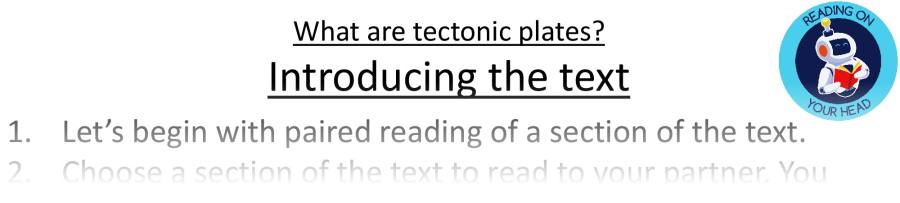 Teaching slides VRSIPE - What are tectonic plates