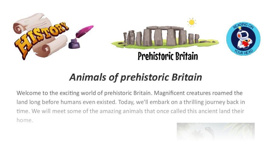 Animals of prehistoric Britain
