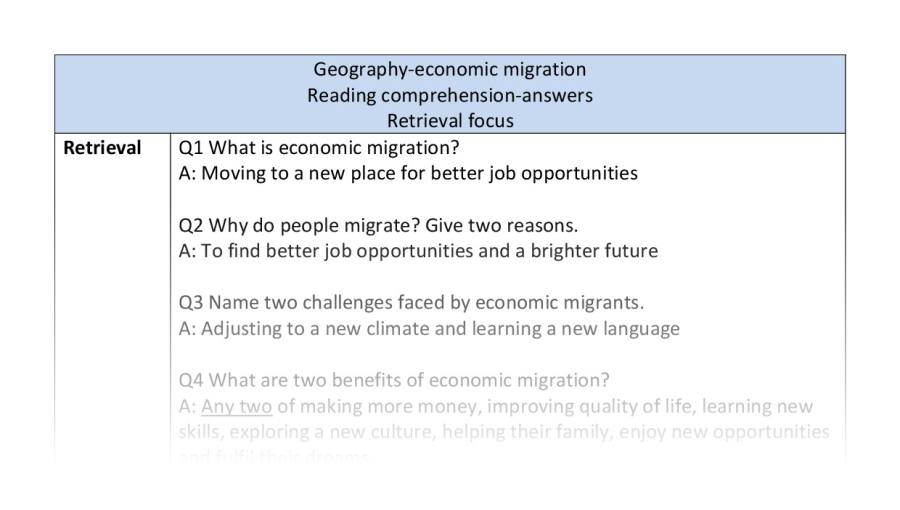 Reading comp-retrieval-economic migration