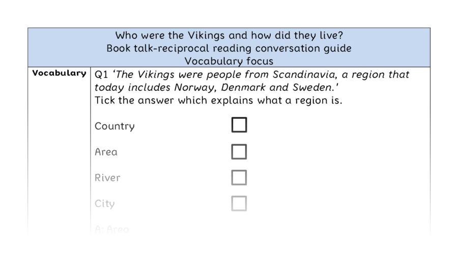 Reciprocal - vocabulary - Who were the Vikings and how did they live