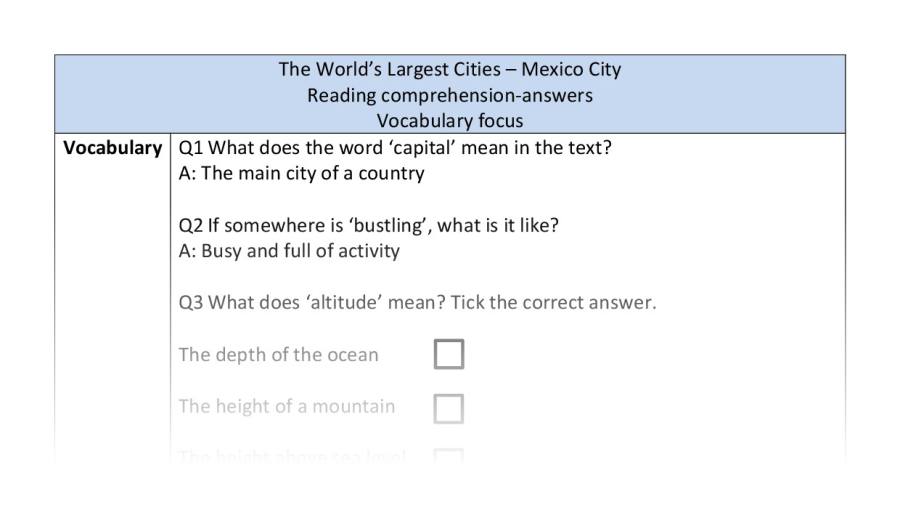 Comp-vocab-Mexico City - answers