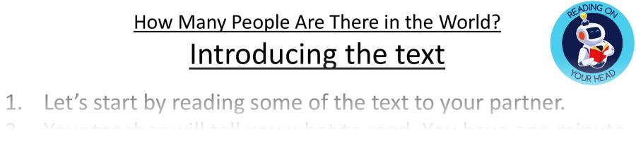 Teaching slides retrieval - How Many People Are There in the world