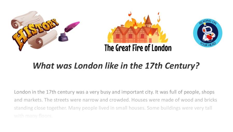 What was London like in the 17th Century