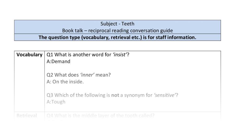 Reciprocal reading-Teeth-VRSIPE-HS2