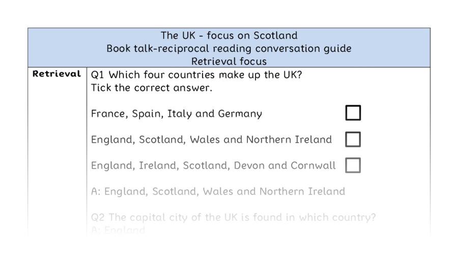 Reciprocal reading - retrieval - The UK-focus on Scotland