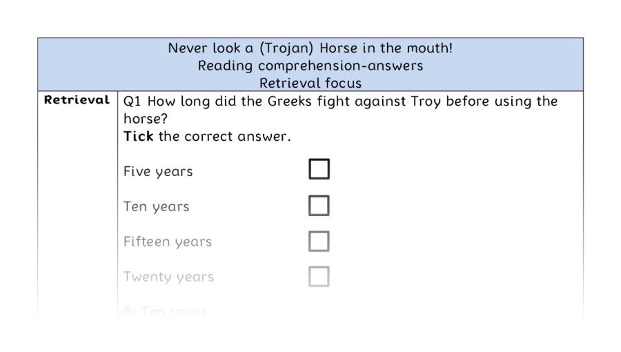 Reading comprehension - retrieval - Never look a (Trojan) Horse in the mouth! - answers