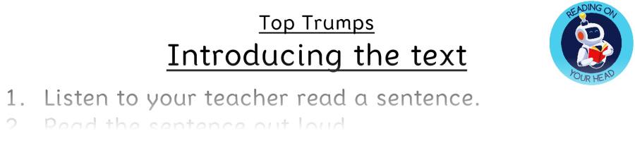 Teaching slides retrieval - Top Trumps