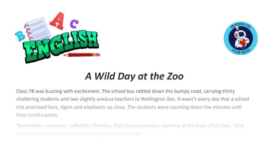 A Wild Day at the Zoo