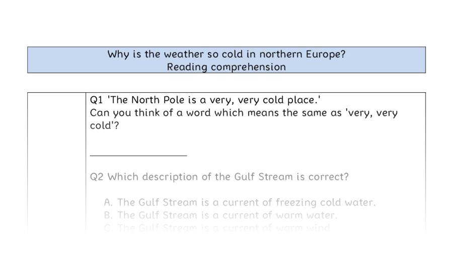 Comp-VRSIPE-Why is the weather so cold in northern Europe