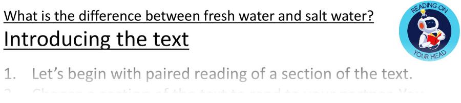 Teaching slides retrieval-What is the difference between fresh water and salt water