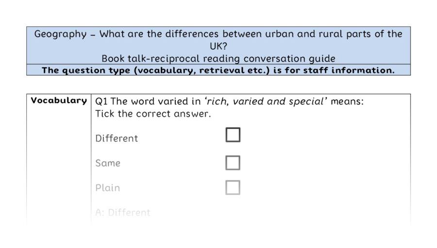 Reciprocal-VRSIPE-differences urban and rural parts of UK
